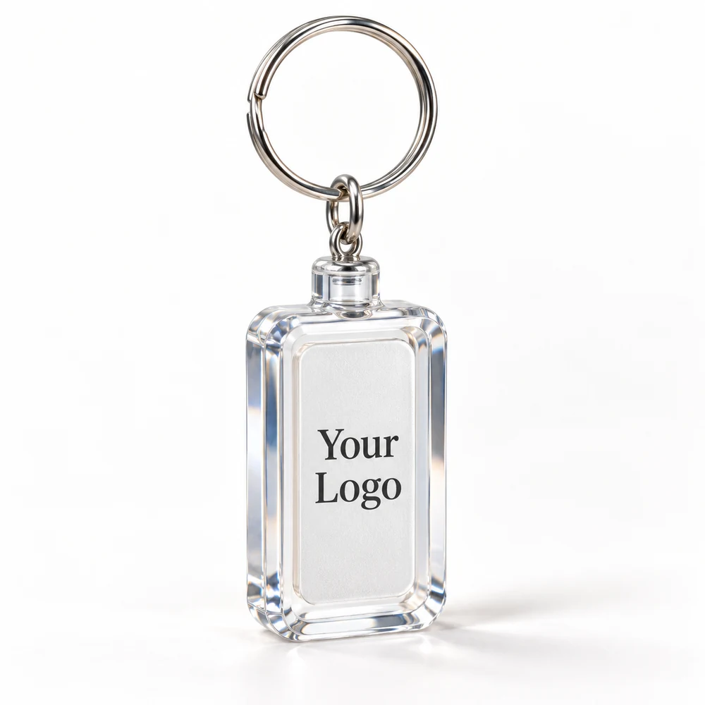 Crystal Capsule Crystal Keychain